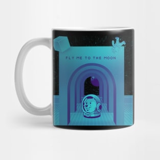 Dogecoin fly to the moon 1 Mug